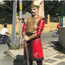 Ottoman Soldier Sculpture