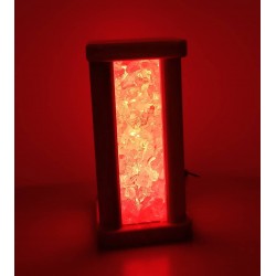 Wooden Handmade Red Light Home Accesory