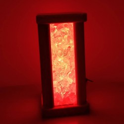 Wooden Handmade Red Light Home Accesory